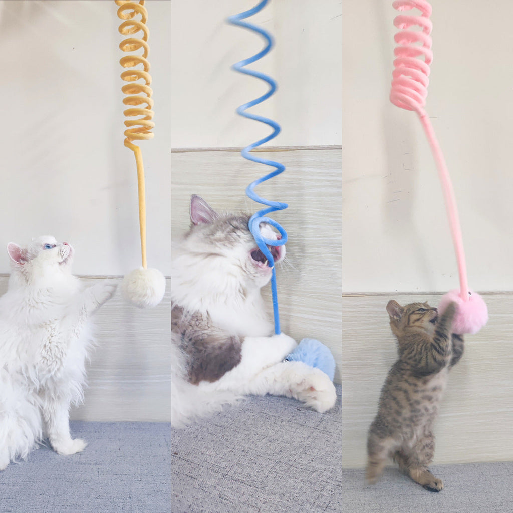 Speelbal met Veer voor Katten