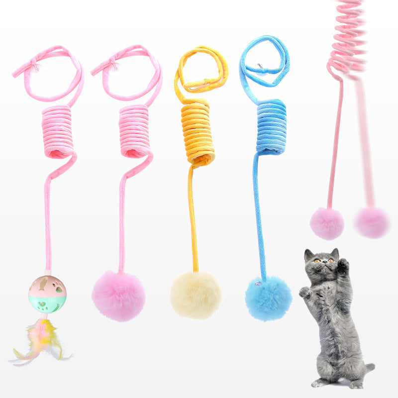 Speelbal met Veer voor Katten