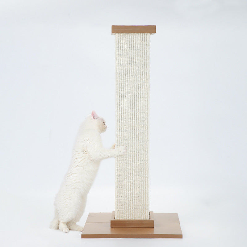 Krabpaal Zuil met Sisal — Romeinse Stijl