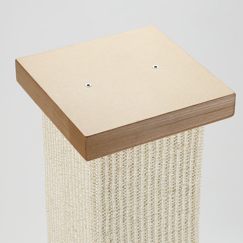 Krabpaal Zuil met Sisal — Romeinse Stijl