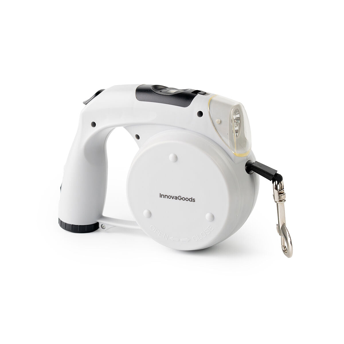 6-in-1 Intrekbare Hondenriem met LED en Opbergruimte